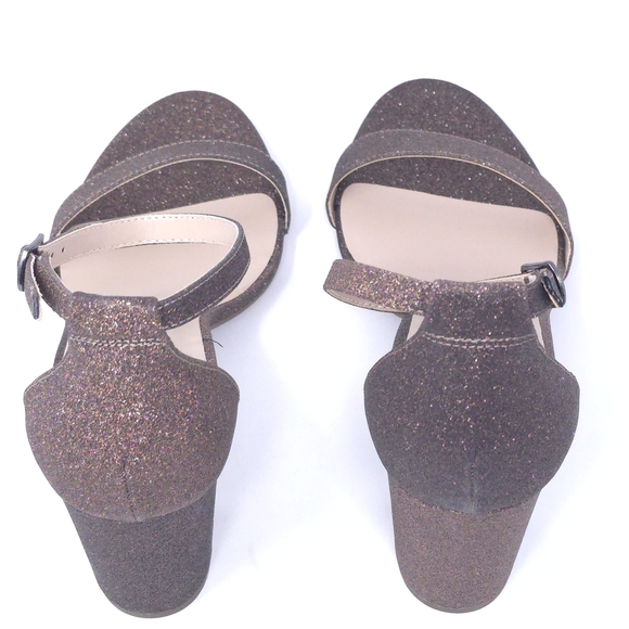 Bandolino Armory Bronze Glitter Strappy Heeled Sandals Size 10M - Picture 5 of 12